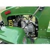 Zahradní traktor s přívěsem 110 ccm - zelený  Model 2026 prodloužená zadní náprava pro lepší stabilitu