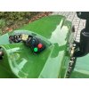 Zahradní traktor s přívěsem 125 ccm - zelený  Model 2026 prodloužená zadní náprava pro lepší stabilitu