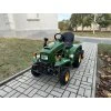 Zahradní traktor s přívěsem 110 ccm - zelený  Model 2026 prodloužená zadní náprava pro lepší stabilitu