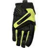 Dospělé rukavice Madmotor Carbon - zelenožluté