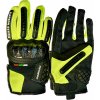 Dospělé rukavice Madmotor Carbon - zelenožluté