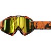Oranžovo černé Cross/MTB brýle -zlaté sklo