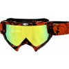 Oranžovo černé Cross/MTB brýle -zlaté sklo