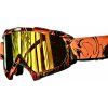 Oranžovo černé Cross/MTB brýle -zlaté sklo
