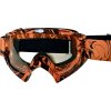 Oranžovo černé Cross/MTB brýle -čiré sklo