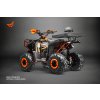 Dětská čtyřkolka Grizzly 125 ccm 3G8 - Černo oranžová