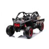 Dětská elektrická buggy Can-am Maverick X RS TURBO RR Model 2024 LCD+4x200w 2x24V - černá  Dálkové ovládání v ceně