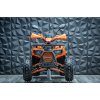 Dětská čtyřkolka Piranha Veyron 125 ccm 1G8 - Oranžová