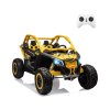 Elektrické autíčko Can-Am Maverick X RS TURBO RR Model 2026 2x24V 4x200W - žlutá  Dálkové ovládání v ceně