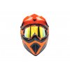 01 Dětská motokrosová helma Mejia Orange