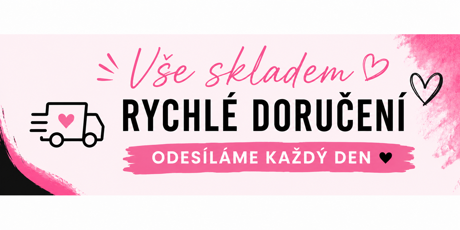 Rychlé doručení. Odesíláme každý den
