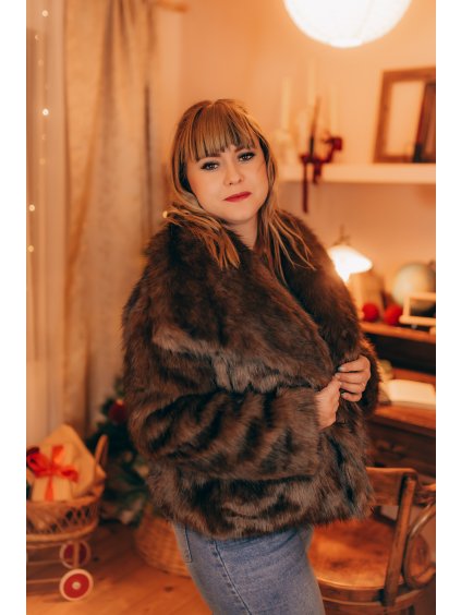 Bundička z umělé kožešiny REA