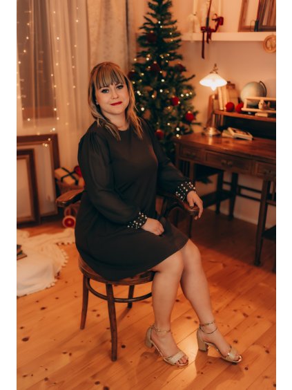 Slavnostní šaty ERIN hnědé