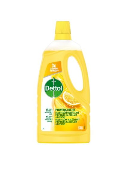 DETTOL POWER & FRESH DEZINFEKČNÍ VÍCEÚČELOVÝ PŘÍPRAVEK NA PODLAHY A POVRCHY 1 L