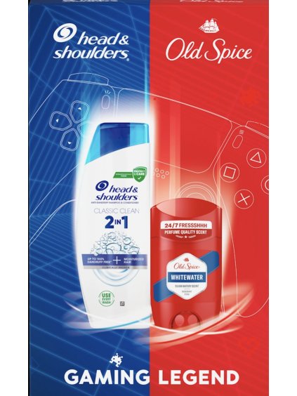 Head&Shoulders + Old Spice Xmass sada šampon a deodorant 330 ml + 50 ml