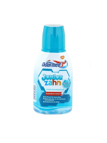 Odol-med3 dětská ústní voda 300 ml Junior 6-13 let Máta