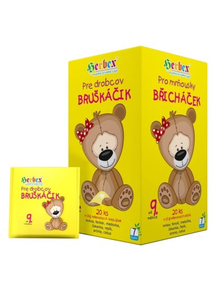 Čaj Pro mrňousky BŘICHÁČEK - Herbex 20x1,5g