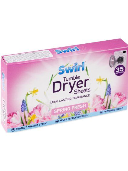 SWIRL Spring Fresh ubrousky do sušičky 35 ks