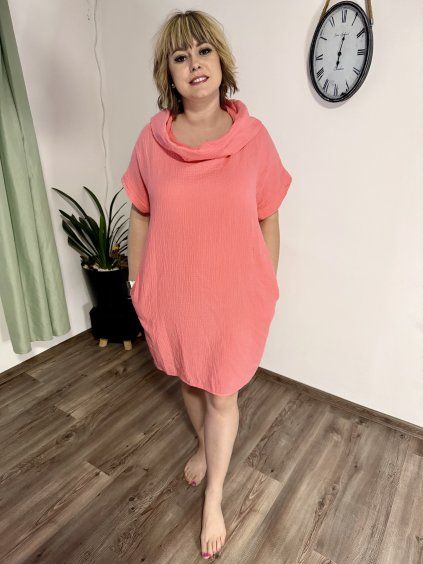 Volné mušelínové šaty Zora