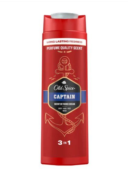 Old Spice Sprchový gel pro muže 3v1 Captain 400 ml