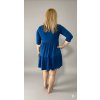 Dámské modré šaty s volánky Suzanne