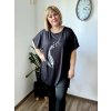 Dámská nadrozměrná tunika oversized Marika - Mix Barev