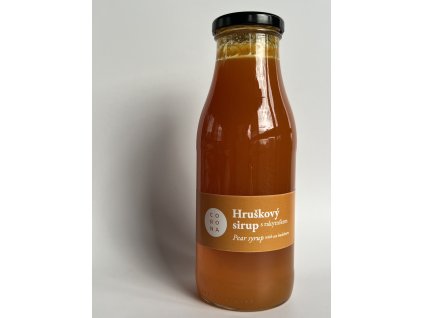 Hruškový sirup s rakytníkem
