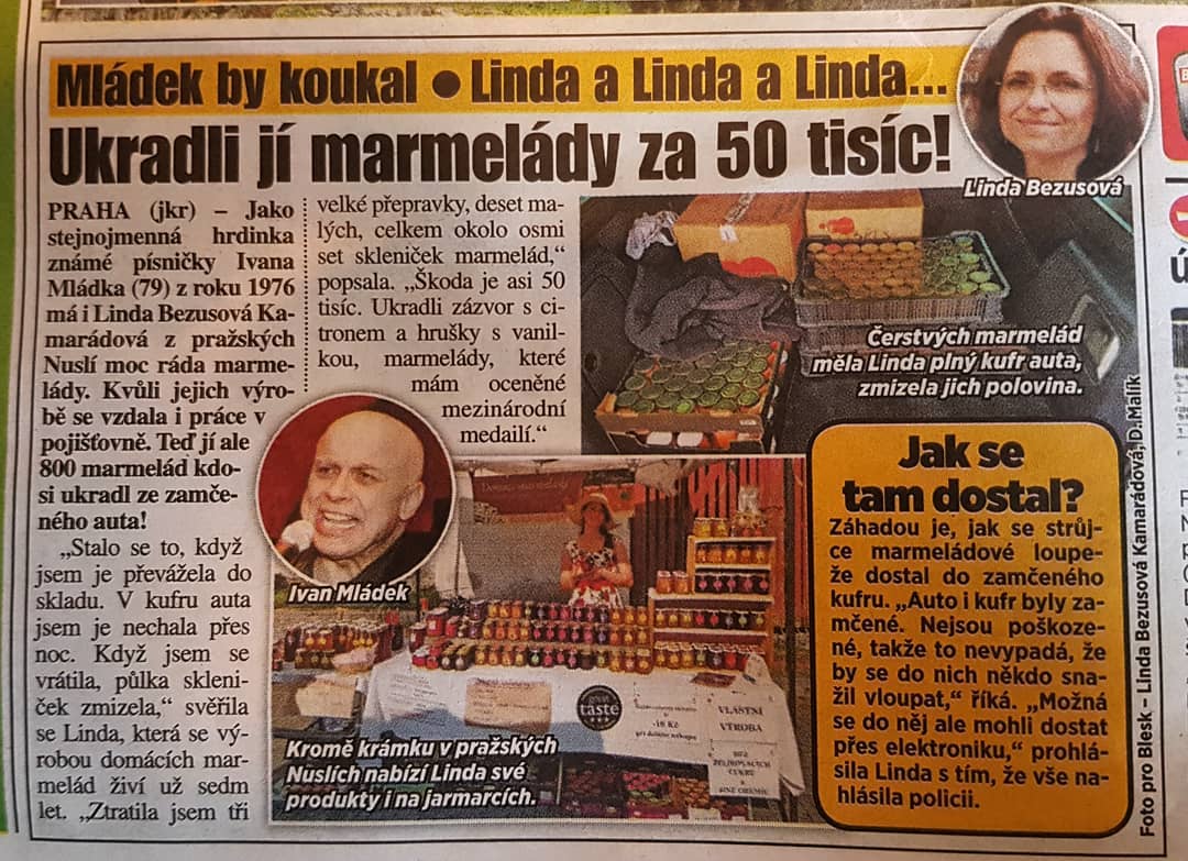 UKRADLI MI MARMELÁDY!