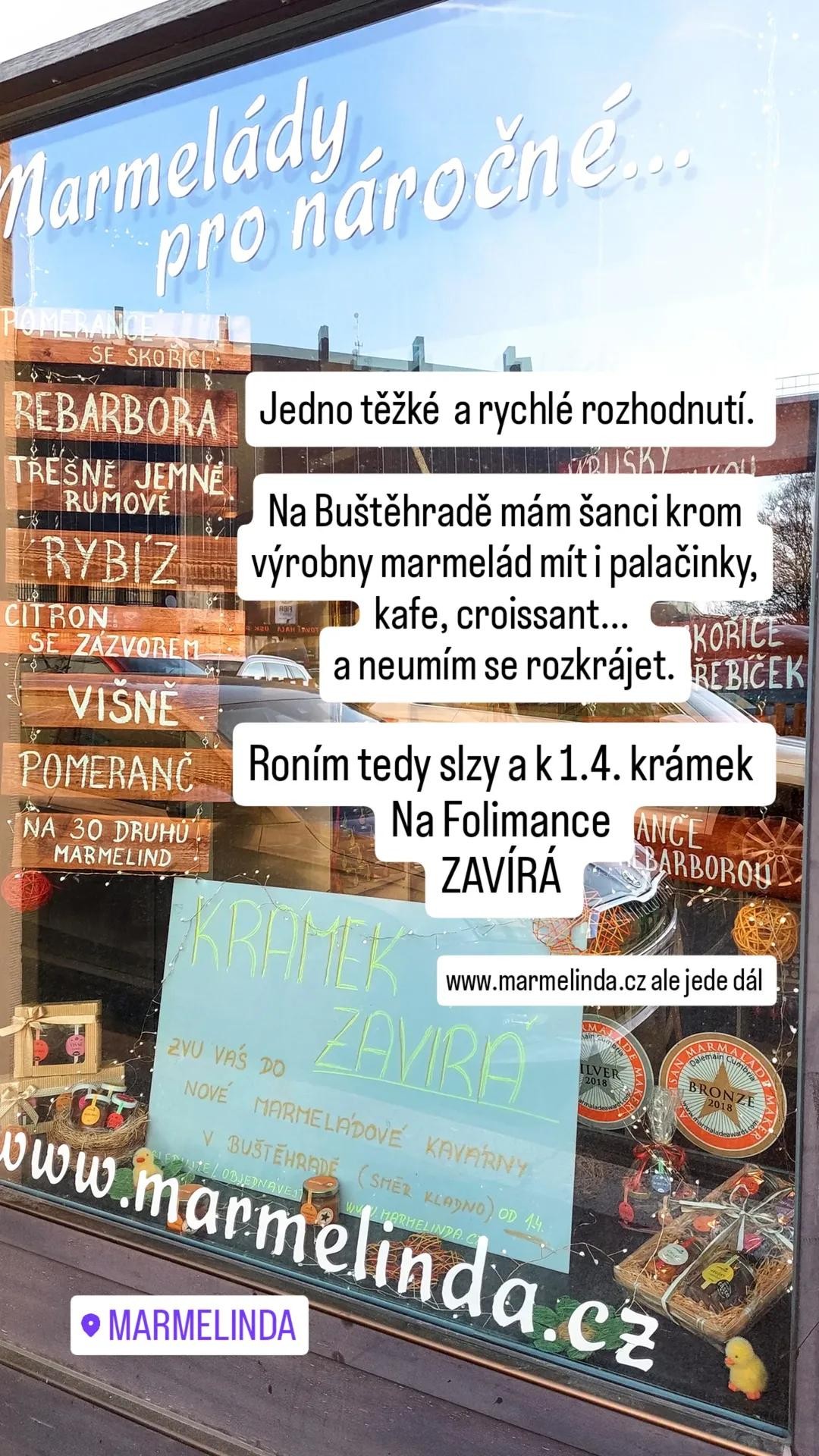 PO 9 KRÁSNÝCH LETECH KRÁMEK ZAVÍRÁ