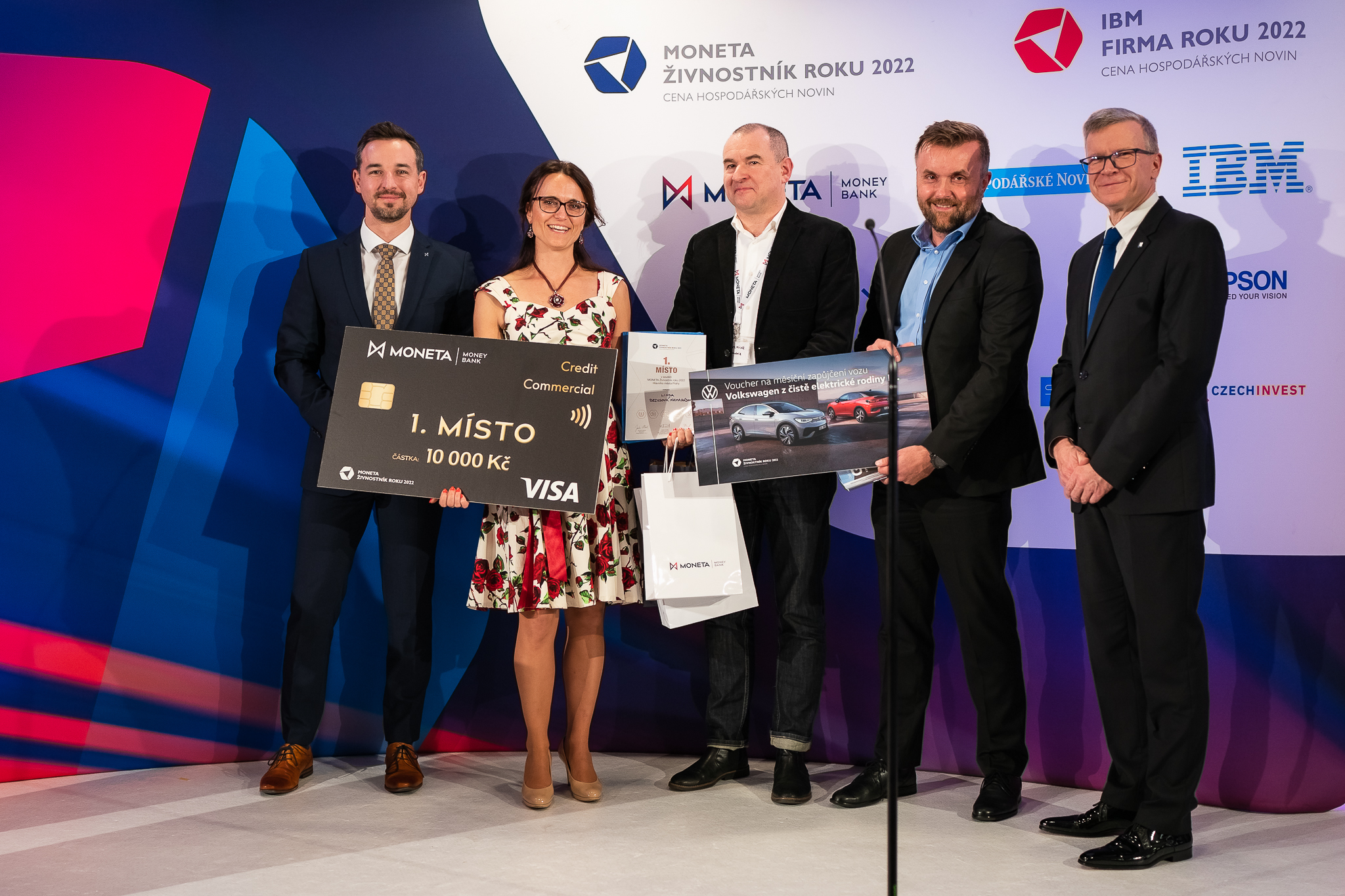 MONETA Živnostník roku 2022 Hlavního města Praha