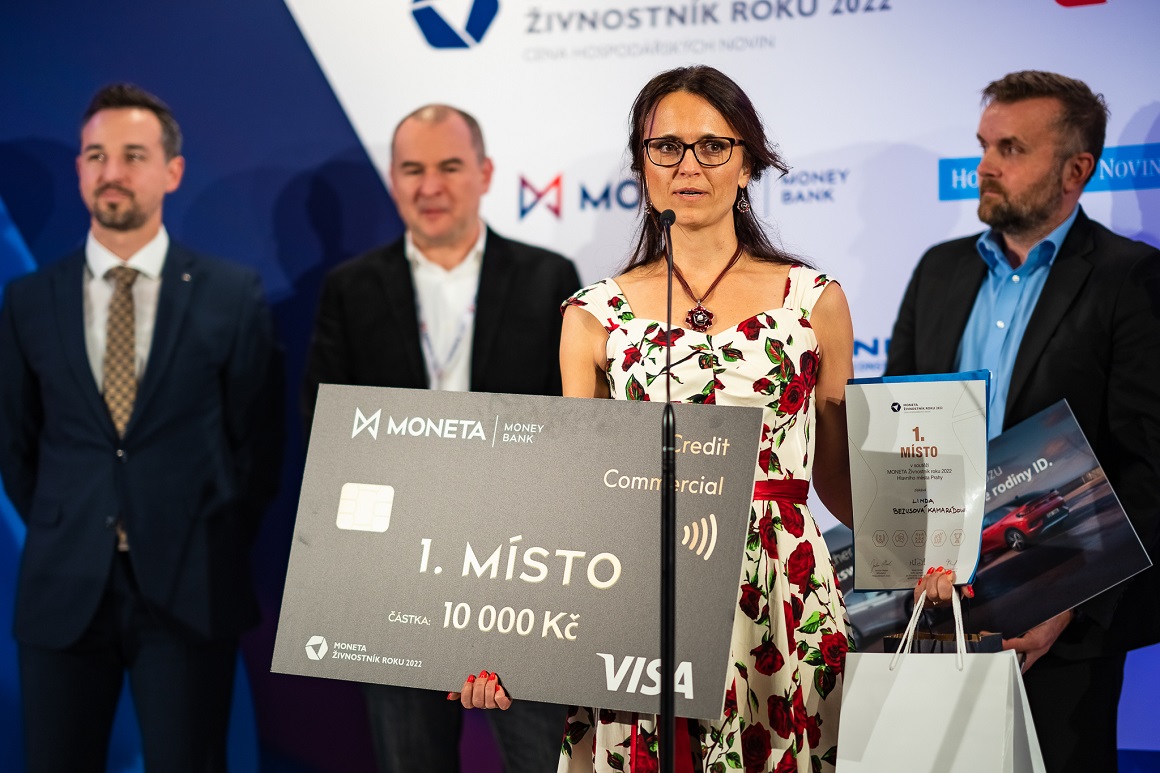1. místo Živnostník roku Moneta