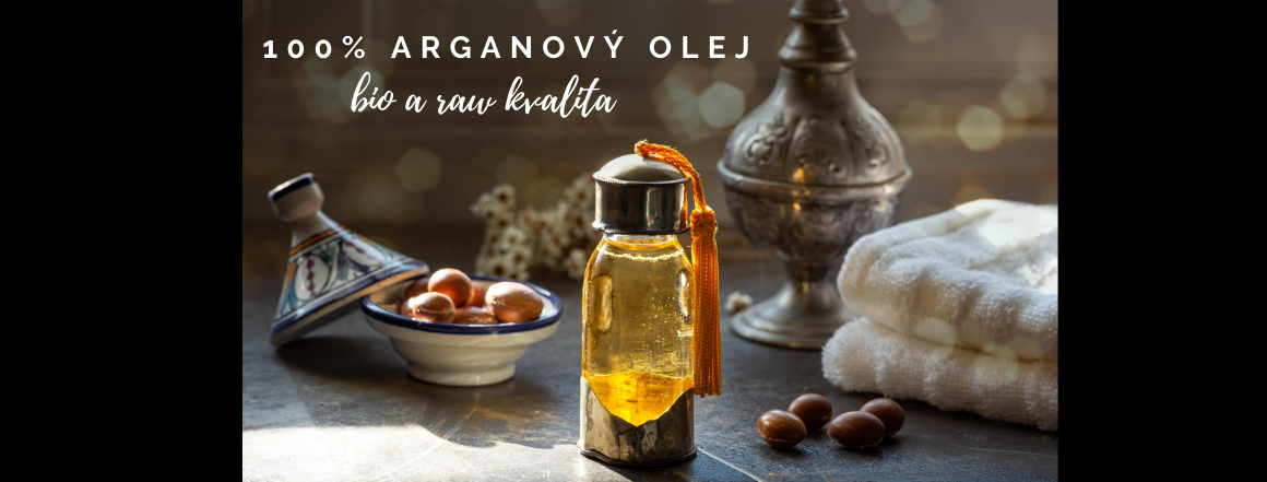 100% BIO arganový olej lisovaný za studena
