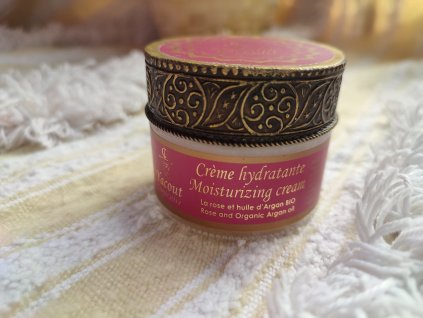 Hydratační krém s růží a bio arganovým olejem