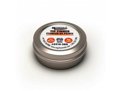 4910 28G Tip Tinner 96.3% tin 0.7% copper and 3% Silver LEAD FREE