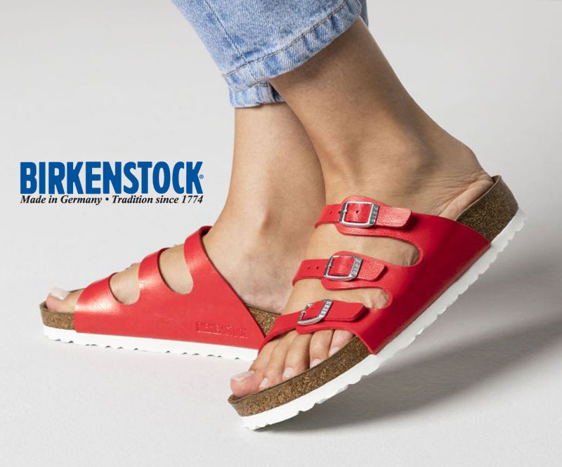 Třípáskové zdravotní pantofle Birkenstock Florida