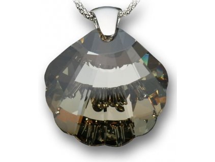 Swarovski Elements Přívěsek na krk - mořská mušle