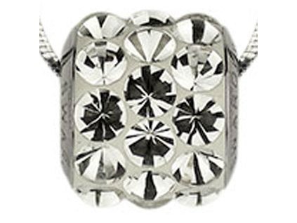 Swarovski Elements Přívěsek na krk s řetízkem BeCharmed Pavé Cabochon - 10,5mm / crystal