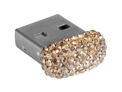 Swarovski Elements USB 8GB / Golden shadow