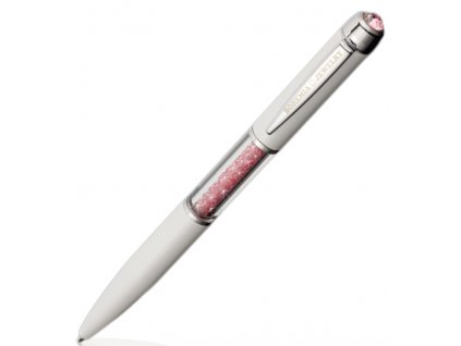 Propiska se Swarovski Elements / indian pink-white