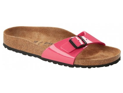 Birkenstock Madrid - Patent Fuchsia Tulip - Birko-flor