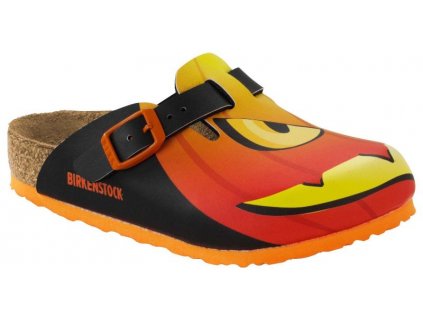 Birkenstock Boston - Halloween Pumpkin Black