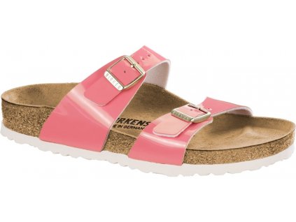 Birkenstock Sydney - Lack Two Tone Cream Coral