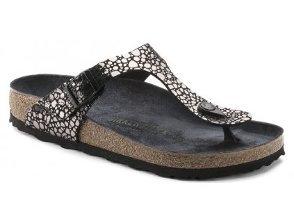 Birkenstock Gizeh - Metallic Stones black