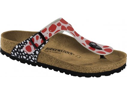 Birkenstock Gizeh - Two-tone Dots Pink/Red