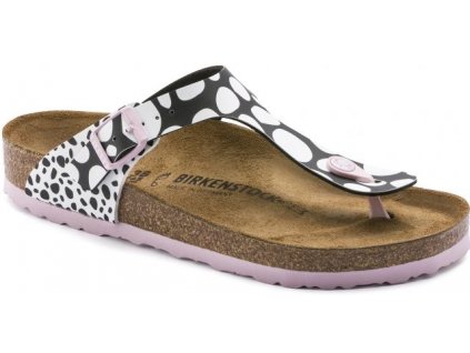 Birkenstock Gizeh - Two-tone Dots Black