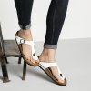 Birkenstock Gizeh - White lack