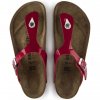 Birkenstock Gizeh - Tango red lack + bílá podrážka