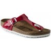 Birkenstock Gizeh - Tango red lack + bílá podrážka