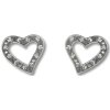 Náušnice Swarowski Elements - Srdce