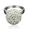 Prsten Swarowski Elements - Ball parts, crystal